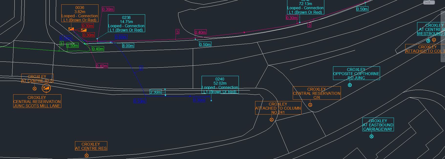 Cable Route Tracing Plan